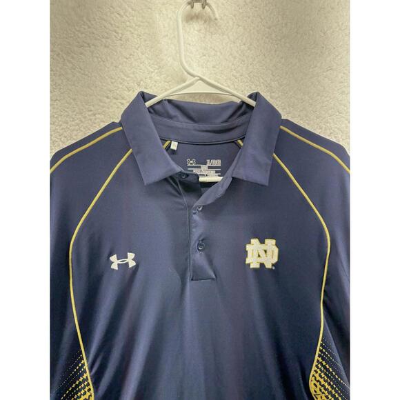 Under Armour Other - Under Armour Notre Dame Fighting Irish Title Performance Polo Mens XL